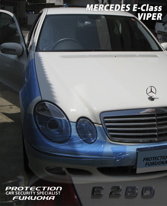 MERCEDES E-Class ���E�g�b�v�̃��O�W���A���[�J�[��ڎw���ĊJ������郁���Z�f�X E-Class�B���̐������ꂽ�B�ԗ�����邽�߂̃J�[�Z�L�����e�B�ɂ�VIPER���C���X�g�[���B