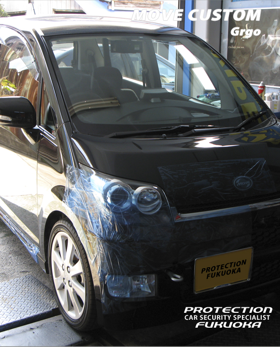 DAIHATSU MOVE CUSTOM �X�^�C���Ɨ��֐������˔������y�����Ԑl�C�Ԏ�B������͂��߈��Y�A�ԏ�r�炵�����ɑ����B�����̑΍�ׁ̈A���А���Grgo���C���X�g�[���B
