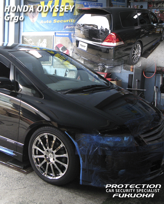 HONDA ODYSSEY�@�l�C�̃~�j�o���A�X�|�[�e�B�ȊT�ςɑ���a�z�C�[���ł���ɒႳ�Ɨ͋�����^����B�����ɃZ�L�����e�B�Ŏԗ��ƃz�C�[�������B�Z�L�����e�B�V�X�e����Grgo��I���B