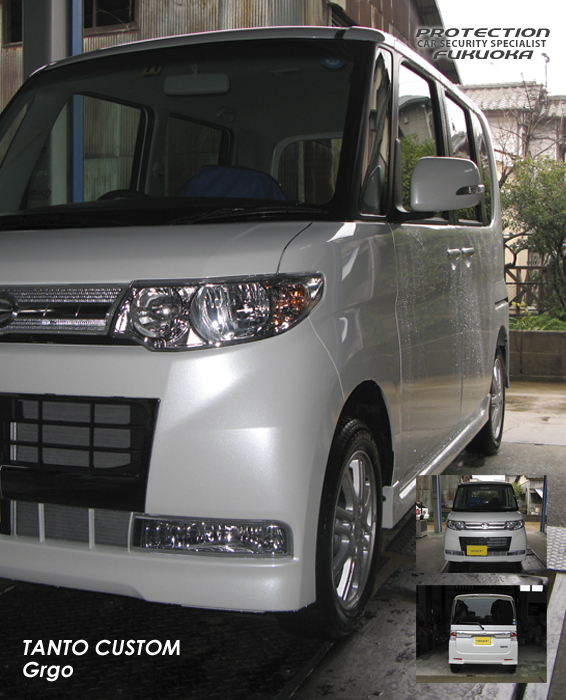 DAIHATSU TANTO CUSTOM�@�y�����ԂƂ͎v���Ȃ�������Ԃ͍��܂ł̌y�����Ԃ̏펯�𕢂����́B�܂��_�C�n�c�̃J�X�^���V���[�Y�Ƃ������Ƃ�����ʏ탂�f���ł͗D������ۂ̃^���g�����C���h�ȕ��͋C�Ŗڂ�O�������܂���B�Z�L�����e�B�ɂ͍��Y�Z�L�����e�B�ł���Grgo���C���X�g�[���B