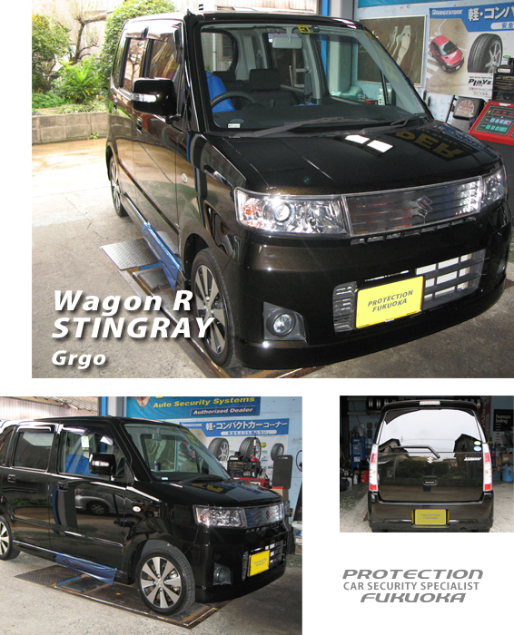 SUZUKI WAGON R STINGRAY�@�X�Y�L�l�C�̌y�����ԃ��S��R�ɃV���[�v�����v���X�B�y�����ԂƂ͎v���Ȃ����\�͑f���炵���̈ꌾ�B�ԏ�r�炵����΍�Ƃ���Grgo���C���X�g�[���B